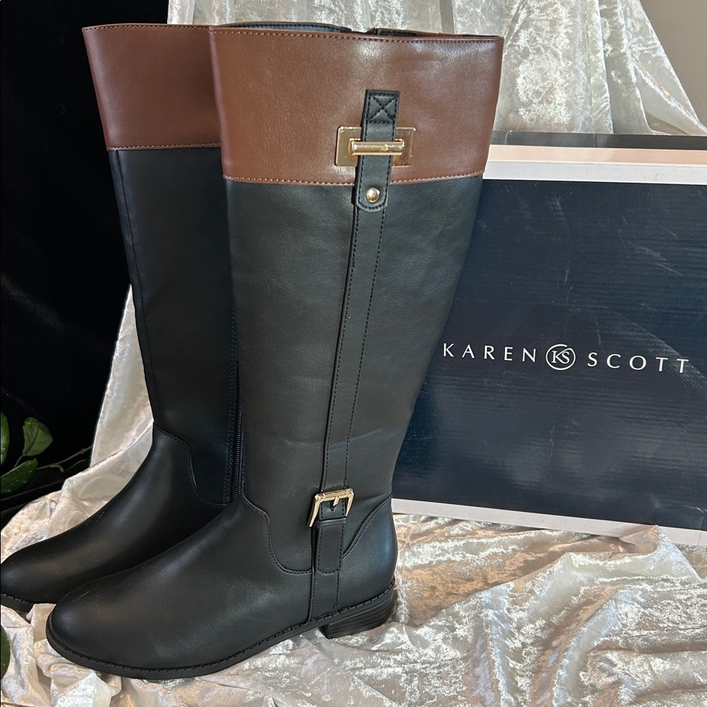 NWT KAREN SCOTT RIDING BOOT 6.5M